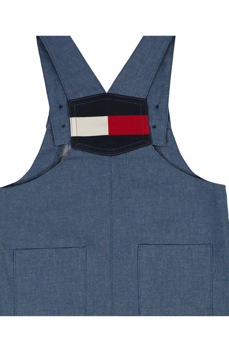 Tommy Hilfiger T-Shirt & Overalls Set, Alternate, color, Denim