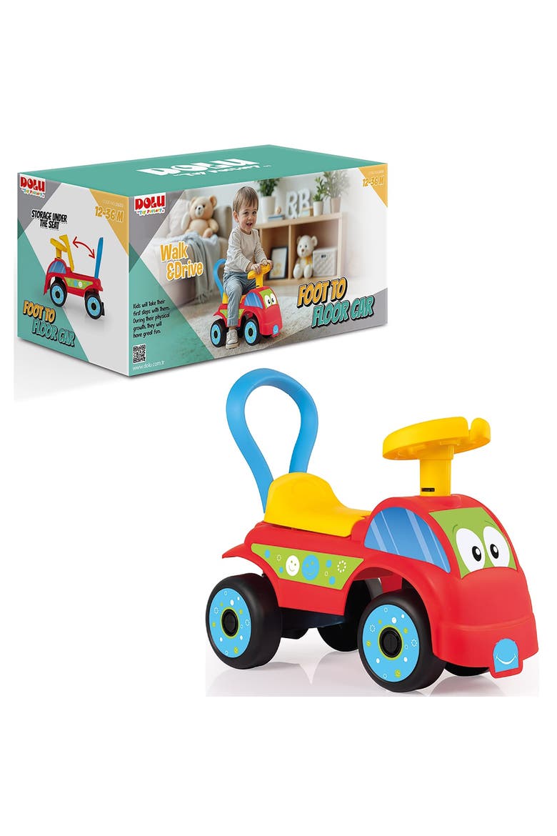 Walk & Drive Ride On Toy Vehicle, Toddlers 12mo+, Alternate, color, Multicolored