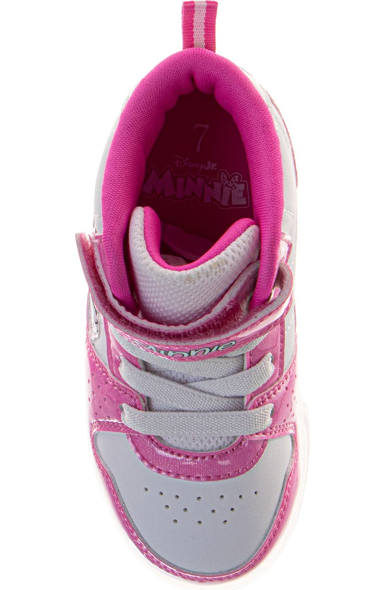 JOSMO x Disney<sup>®</sup> Kids' Minnie Mouse High Top Sneaker, Alternate, color, Pink White