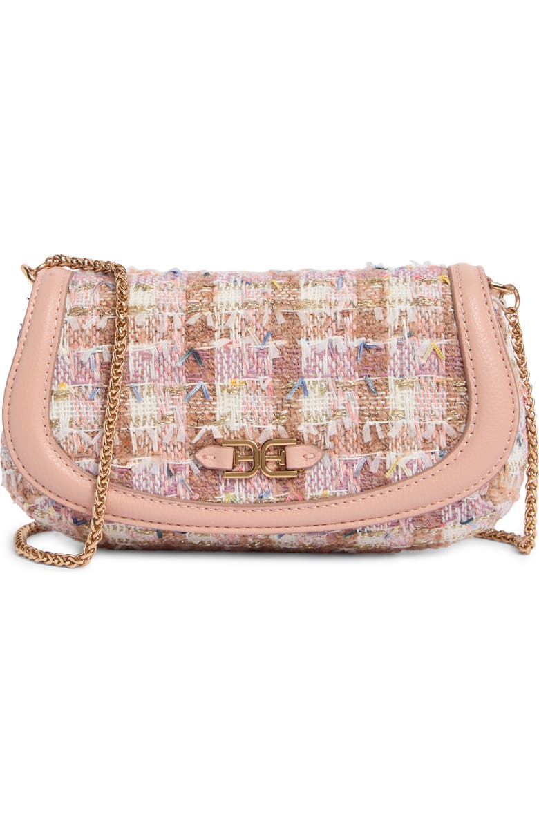 Sam Edelman Jasmine Small Flap Shoulder Bag, Main, color, Pink Sand