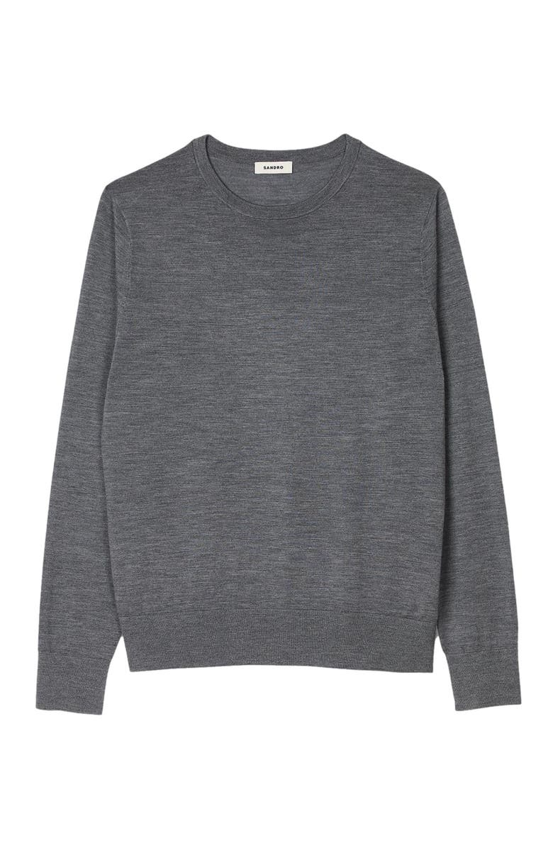 SANDRO Fine knit sweater, Alternate, color, 
