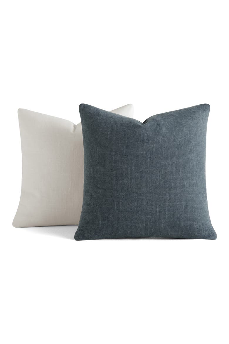 Assorted 2-Pack Accent Pillows, Main, color, NAVY / WHITE