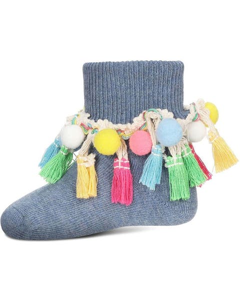 Pom-Pom-Palooza Ankle Socks ( Baby)