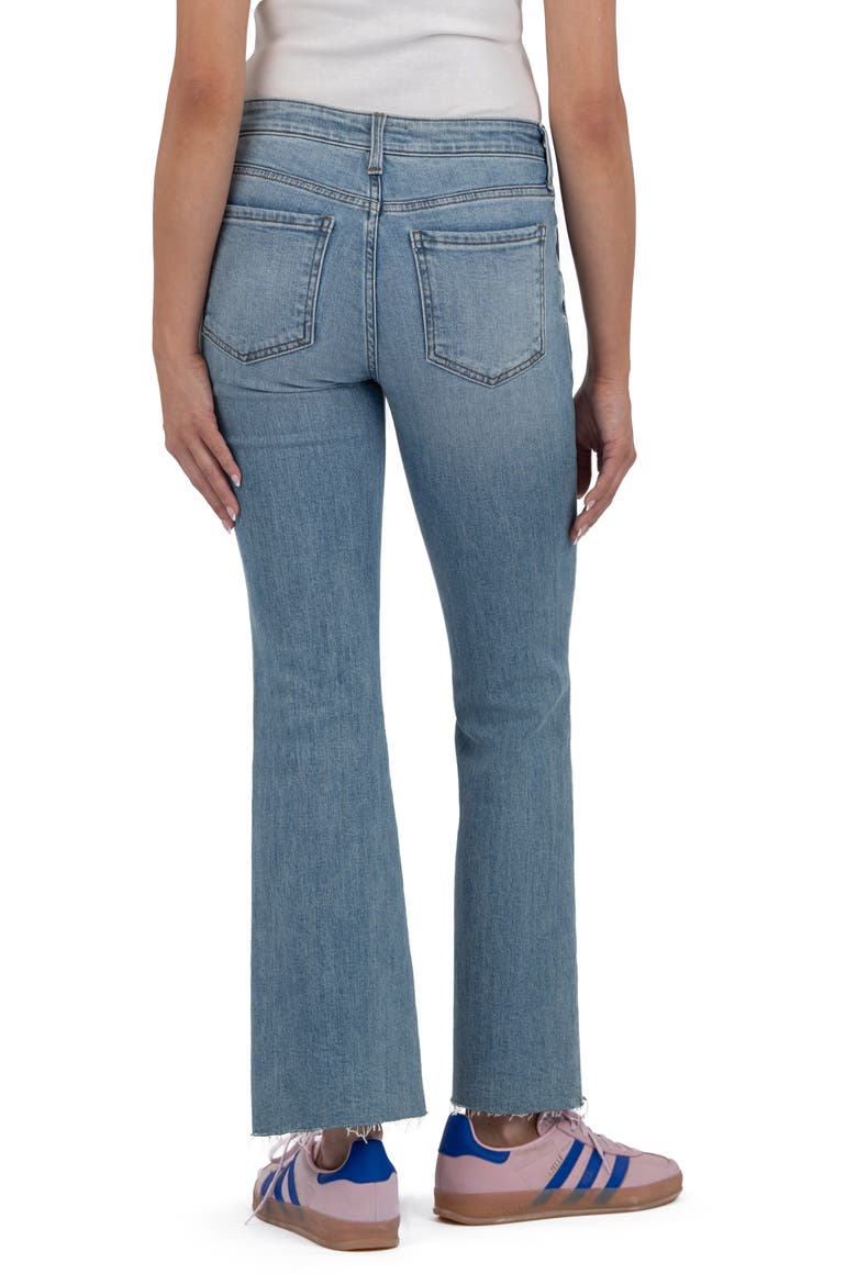 Kelsey Mid Rise Kick Flare Jeans, Alternate, color, MOTIVATION