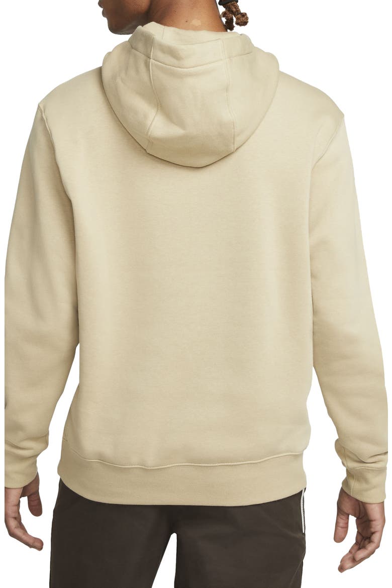 Sportswear Club Hoodie, Alternate, color, LIMESTONE/ LIMESTONE/ WHITE
