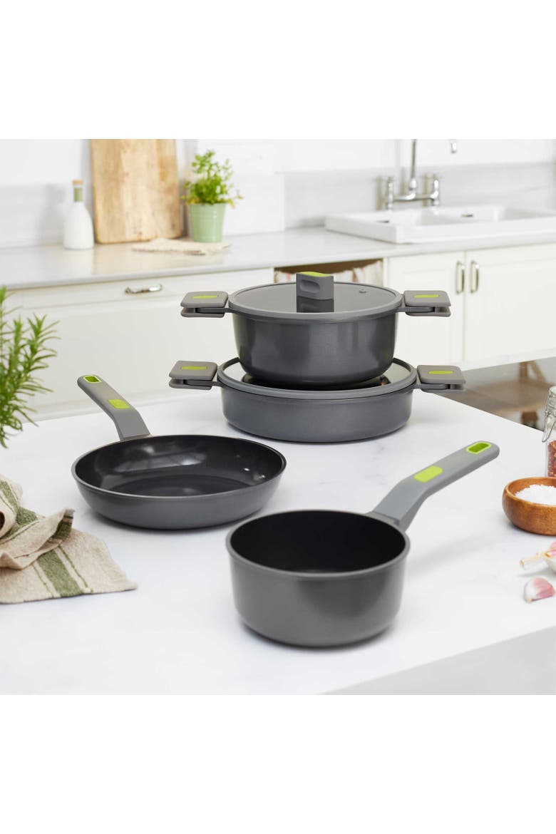 Life Ceramic Nonstick 6.3-Inch Saucepan, 1.4-Quart, Alternate, color, Black