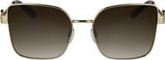 Longchamp Medallion 56mm Butterfly Sunglasses