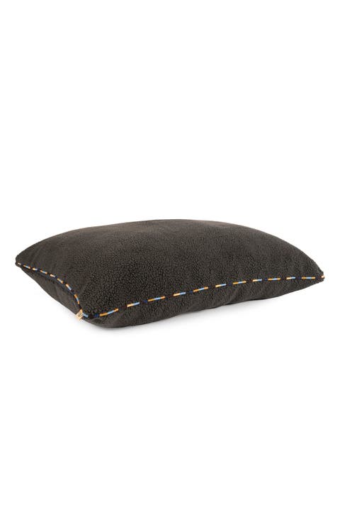 Orthopedic Foam High Pile Fleece Pillow Pet Bed