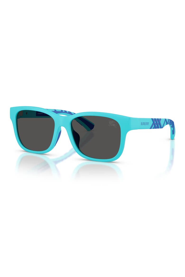 Kids' 50mm Square Sunglasses, Alternate, color, MATTE LIGHT BLUE / DARK GREY