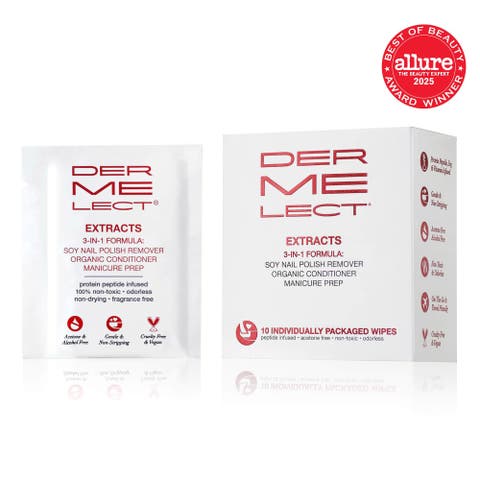 EXTRACTS 3-in-1 Soy Nail Polish Remover (10 Pack)