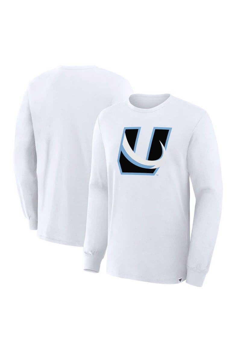 Men's Fanatics  White Utah Mammoth Alternate Logo Legacy Long Sleeve T-Shirt, Main, color, White
