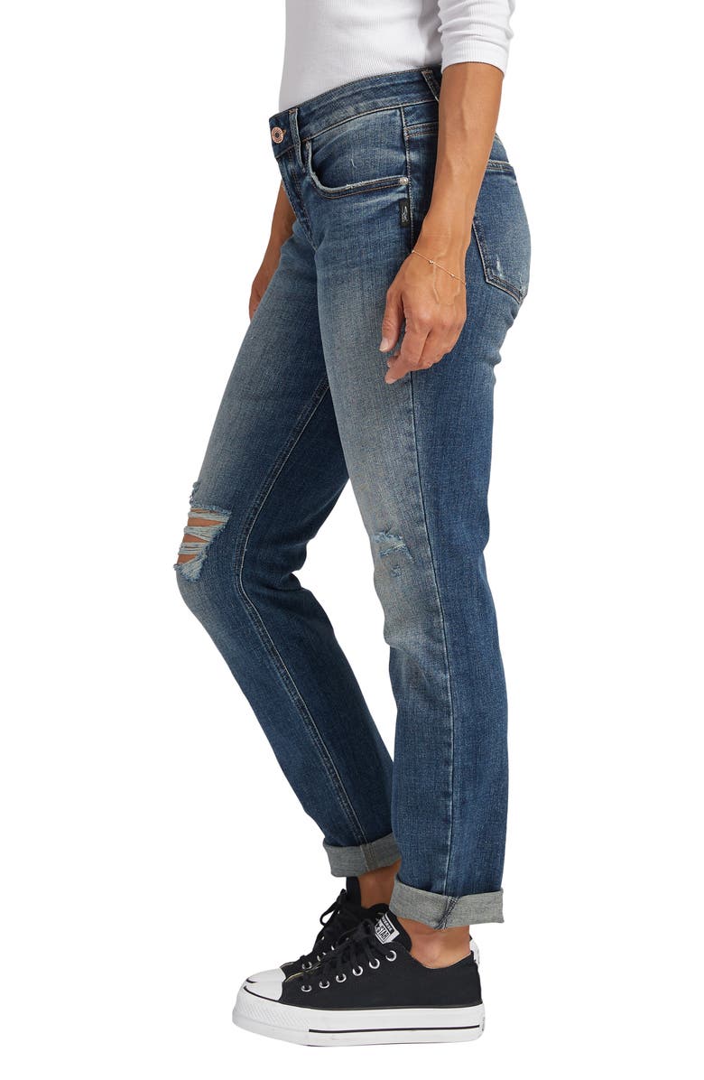 Silver Jeans Co. Slim Leg Boyfriend Jeans, Alternate, color, 
