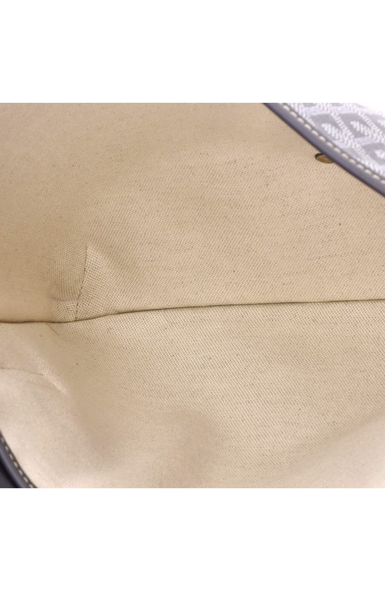 Pre-Owned Goyard Coursier Messenger Bag Coated Canvas and Leather, Alternate, color, Gray