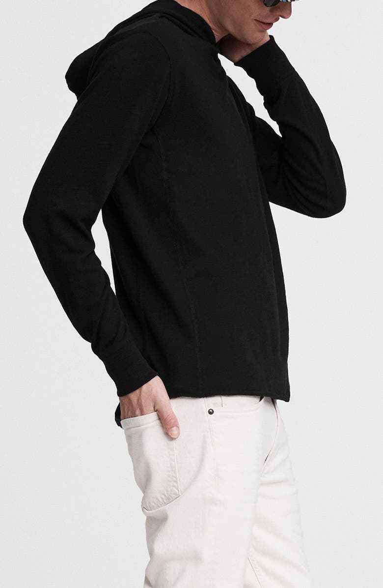 rag & bone Flame Cotton Hoodie, Alternate, color,