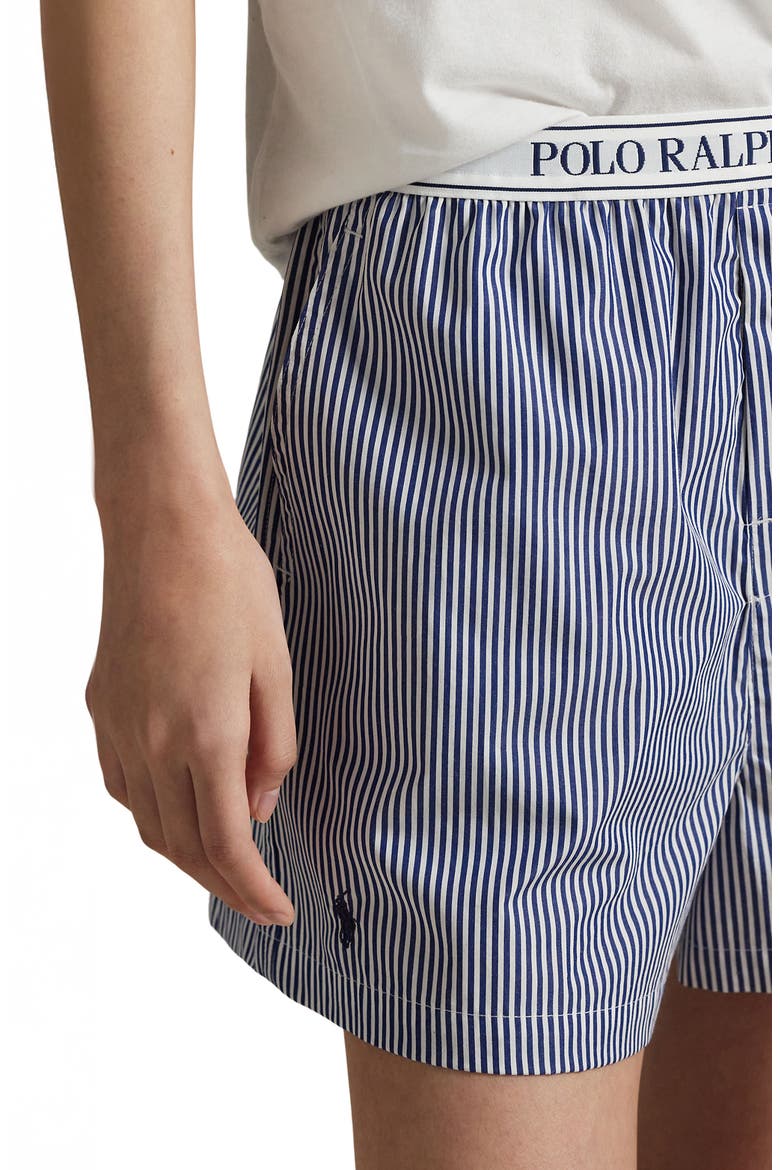 Assorted 2-Pack Cotton Boxer Pajama Shorts, Alternate, color, HYDRANGEA/ BEACON BLUE