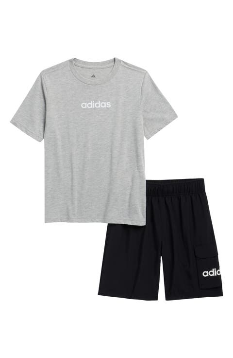 Kids' Logo T-Shirt & Cargo Shorts Set (Big Kid)