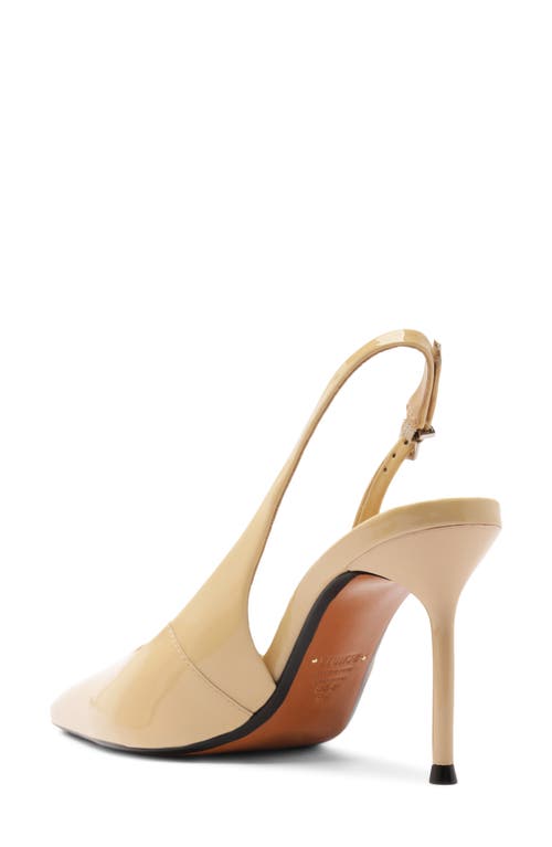 Schutz Paola Slingback Pointed Toe Pump In Brown
