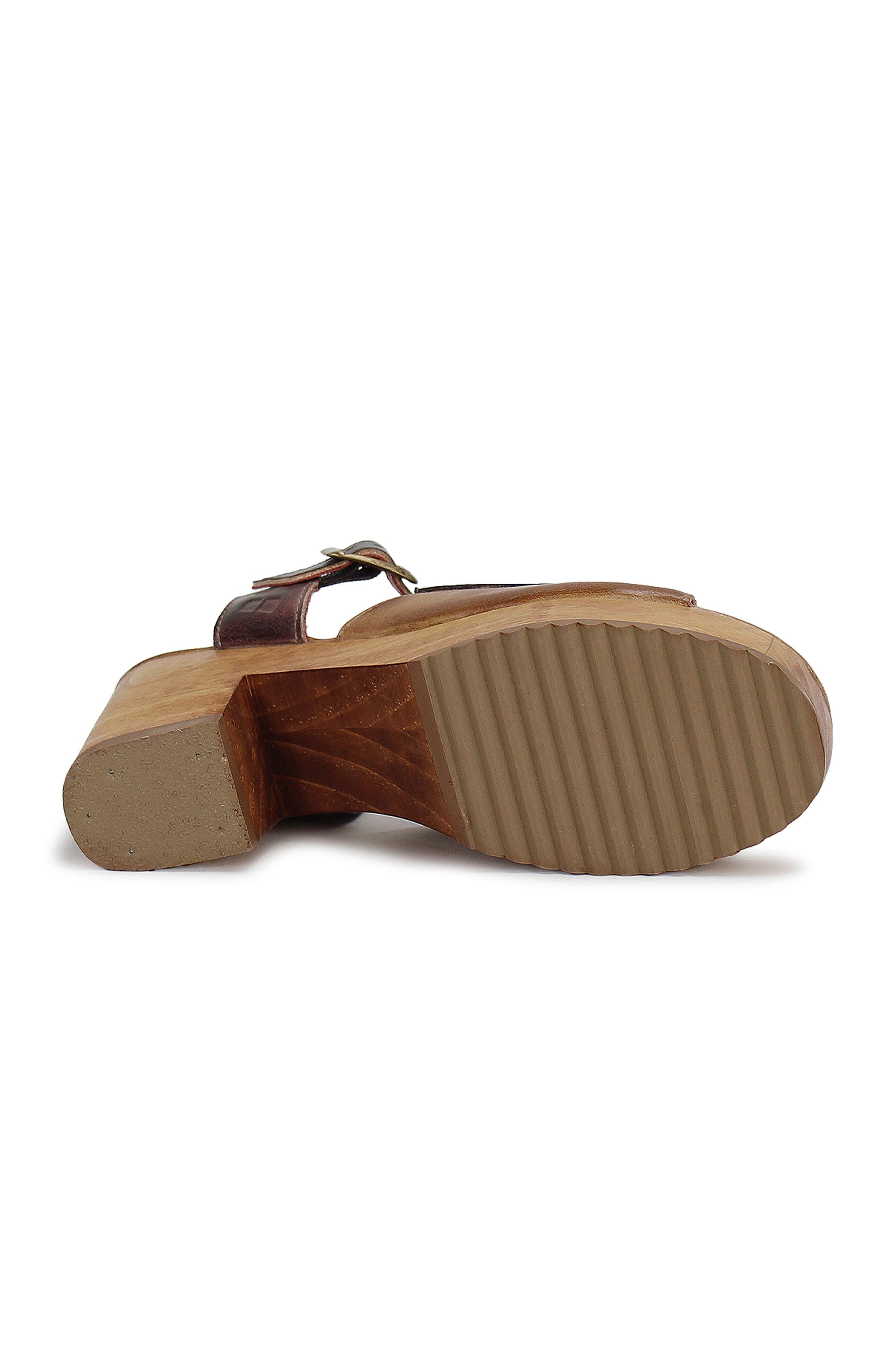 Bed Stu Jetsetter Wood Heel, Alternate, color, Cold Brew Rustic