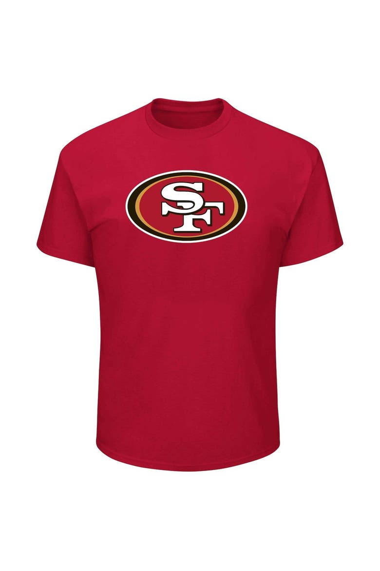 Men's Fanatics Branded Christian McCaffrey Scarlet San Francisco 49ers Big & Tall Player Name & Number T-Shirt, Alternate, color, Scarlet