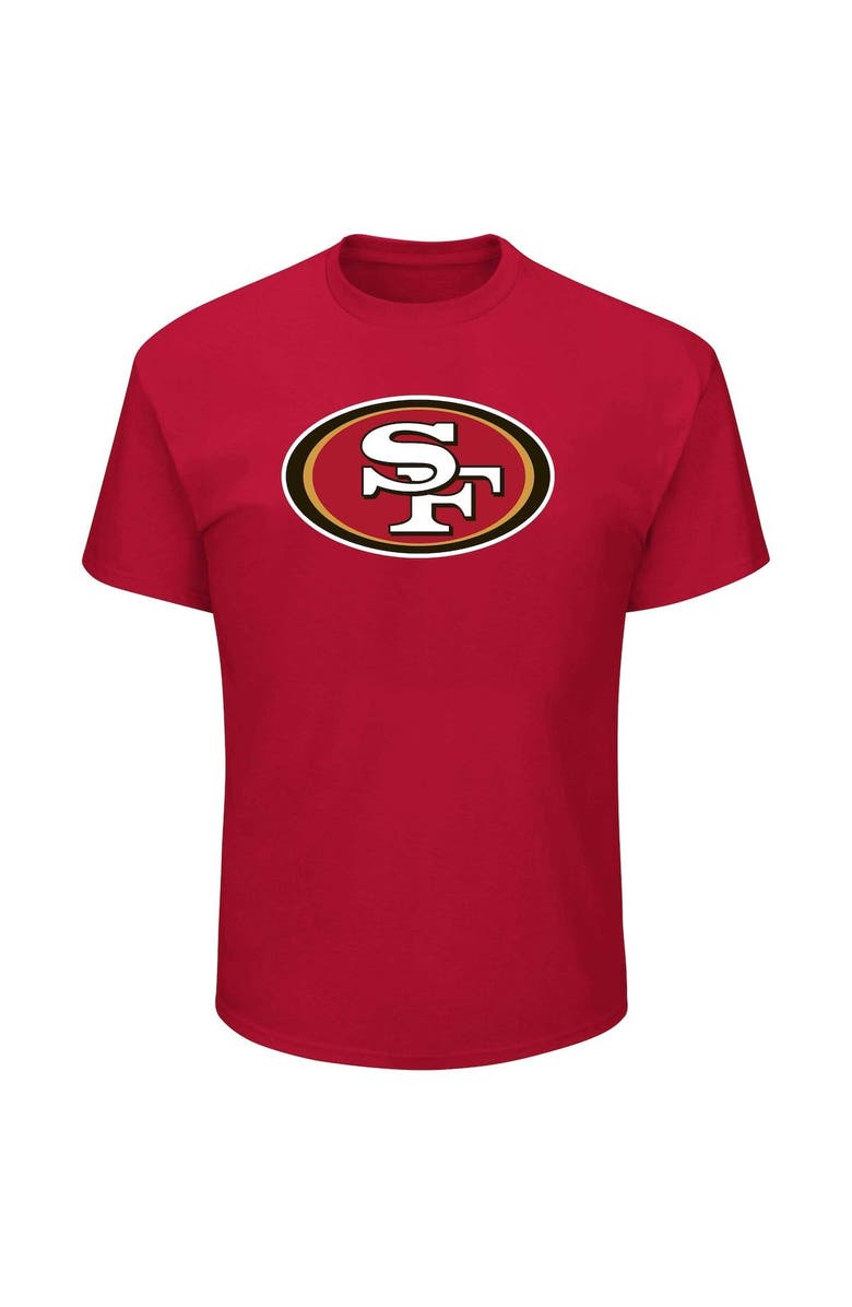 FANATICS Men's Fanatics Branded Christian McCaffrey Scarlet San Francisco 49ers Big & Tall Player Name & Number T-Shirt, Alternate, color, Scarlet