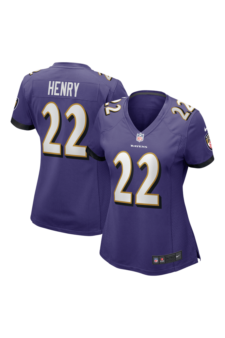 Women's Nike Derrick Henry Purple Baltimore Ravens Game Player Jersey, Main, color, Purple