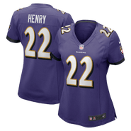 Nike Women's Nike Derrick Henry Purple Baltimore Ravens Game Player Jersey