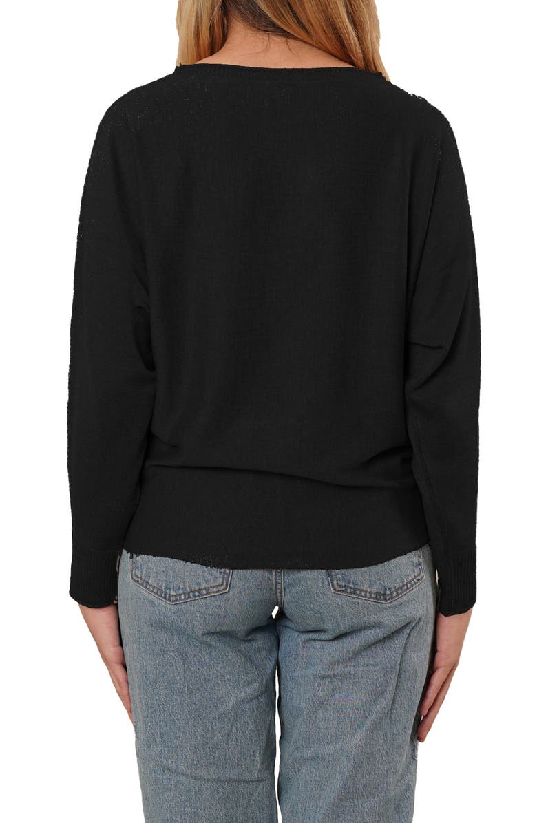 CYRUS Dolman Sleeve Sweater, Alternate, color, Black