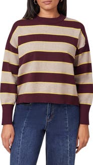 Scotch & Soda Stripe Crop Sweater