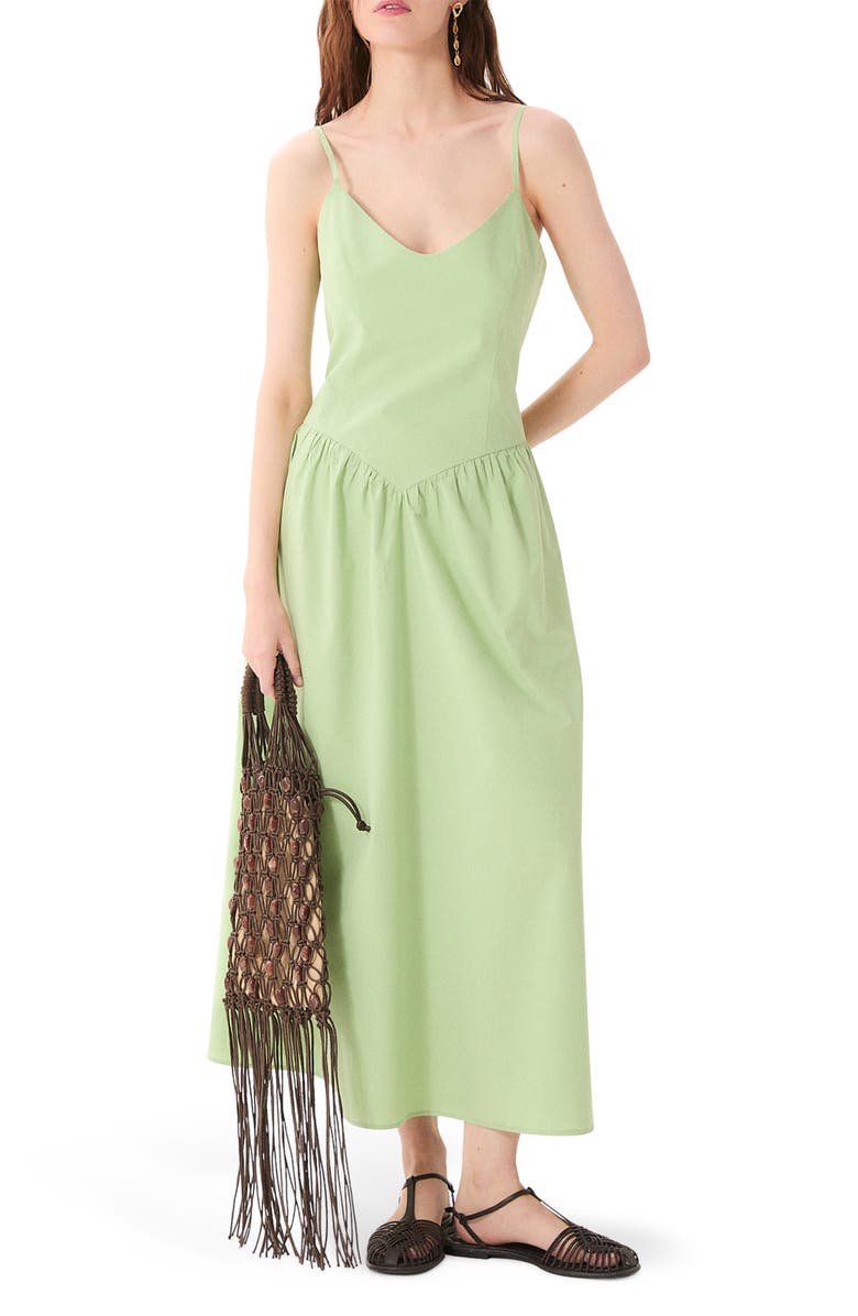 DELUC Izaro Sleeveless Maxi Dress, Main, color, 