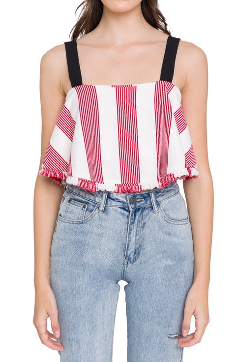 Stripe Crop Tank
