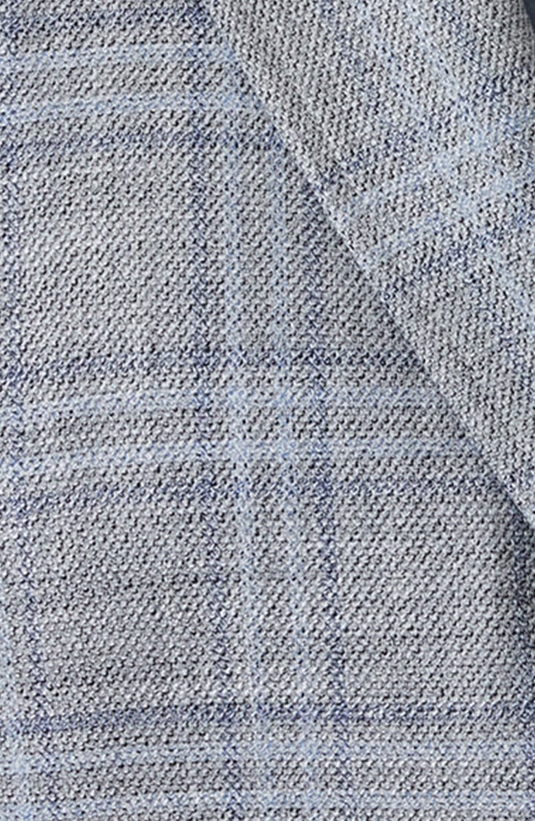 Robert Barakett Ambrose Plaid Knit Sport Coat, Alternate, color, Grey