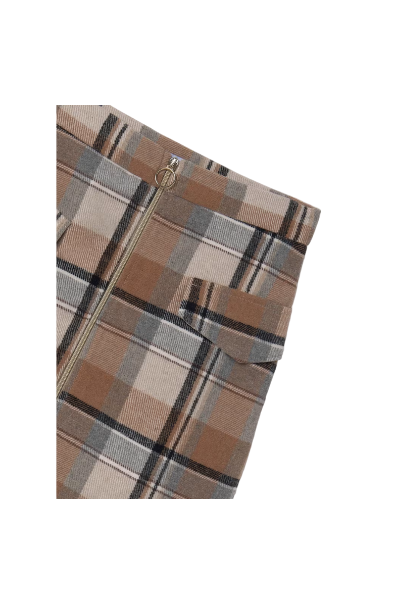 Mayoral Plaid Skirt, Alternate, color,
