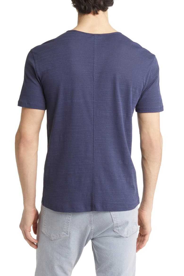 Winona Regular Fit Cotton Slub T-Shirt, Alternate, color, INK BLUE