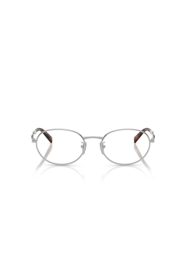 54mm Oval optical glasses, Alternate, color, Silver