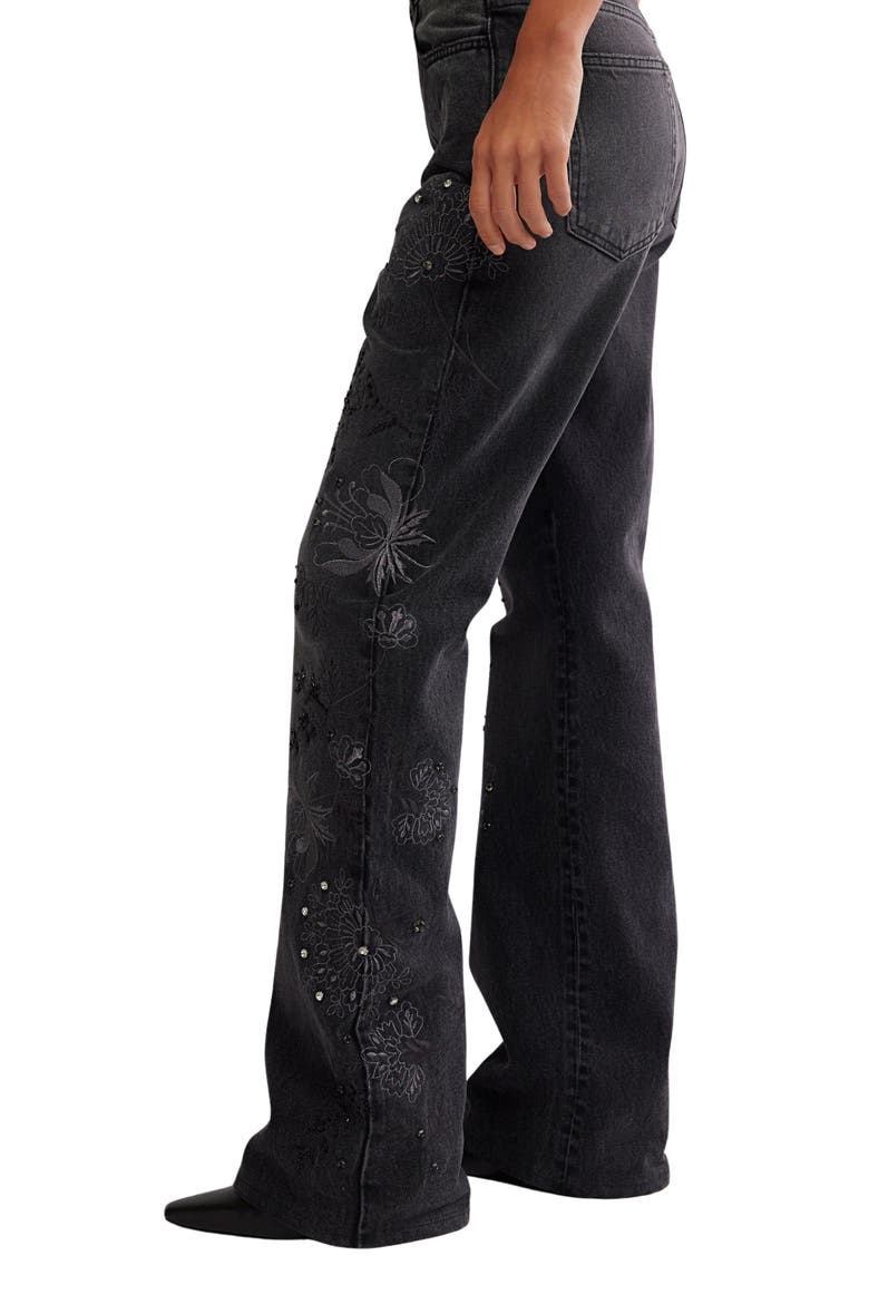 Irie Embellished Bootcut Jeans, Alternate, color, PHANTOM