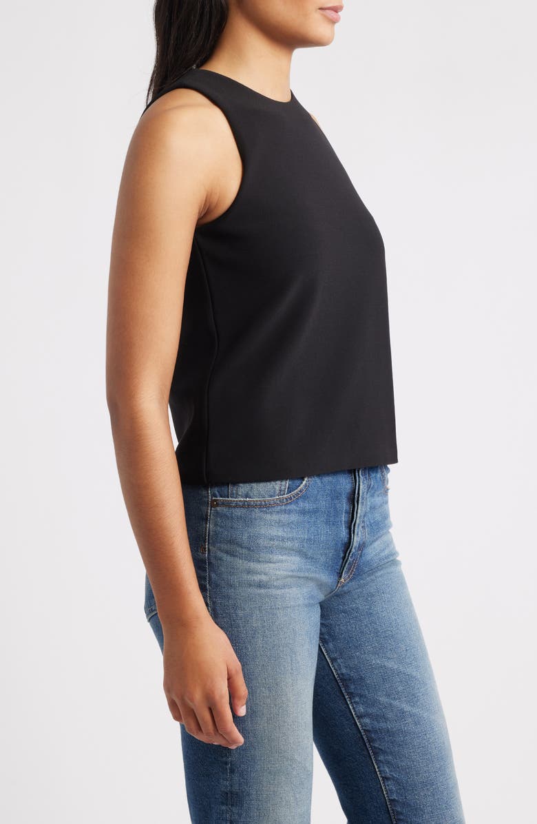 NIC+ZOE Scuba Knit Tank, Alternate, color, Black Onyx