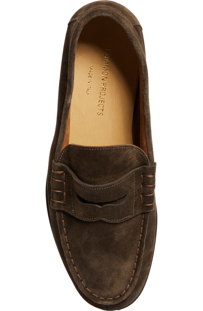 Common Projects Soft Penny Loafer, Alternate, color, Mud