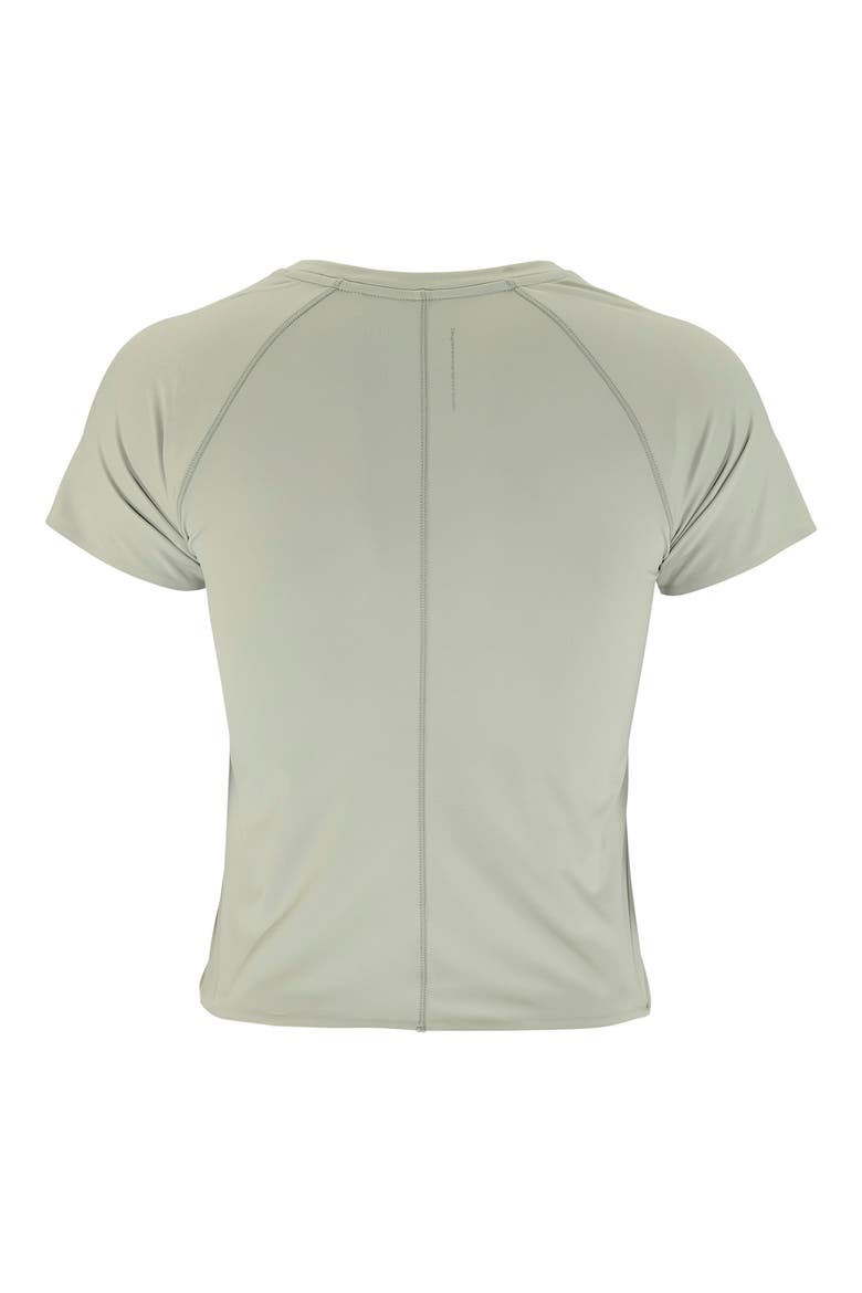 Crewneck Cropped Running T-Shirt, Alternate, color, PIGEON