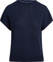 Favorite Daughter The Stevie Short Sleeve Linen Sweater