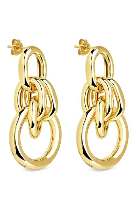 Tegan Door Knocker Drop Earrings