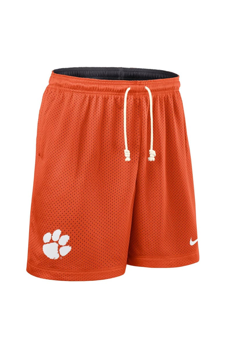 Nike Men's Nike Orange/Charcoal Clemson Tigers 2025 Sideline Reversible Performance Shorts, Alternate, color, Orange
