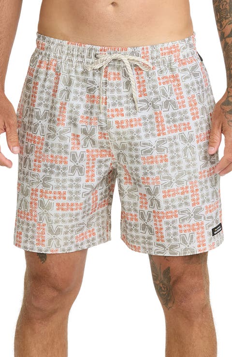 Mix Pack Print Swim Trunks