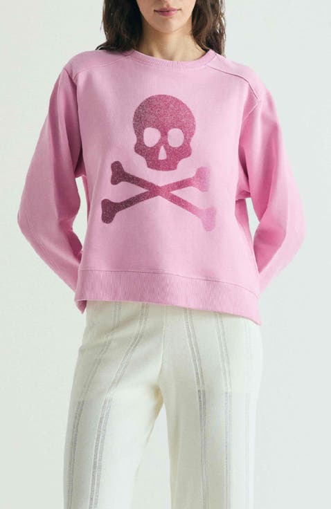Skull Glitter Sweatshirt
