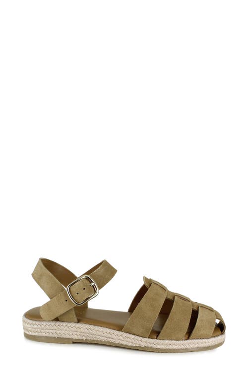 Splendid Row Espadrille Sandal In Honey Beige