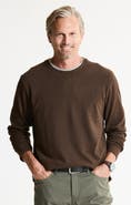 JACHS Ultra Soft Heather Knit Crewneck Sweatshirt