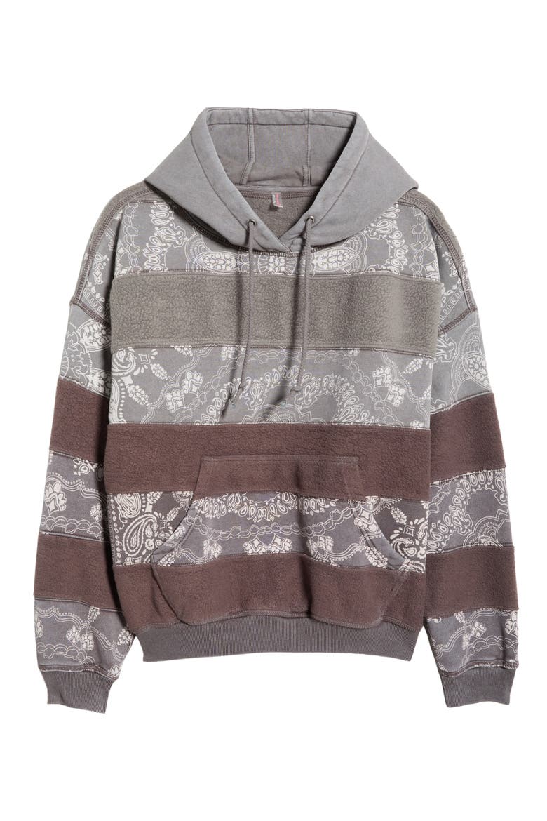 FP Movement Final Call Appliqué Graphic Hoodie, Alternate, color, CHOCOLATE COMBO