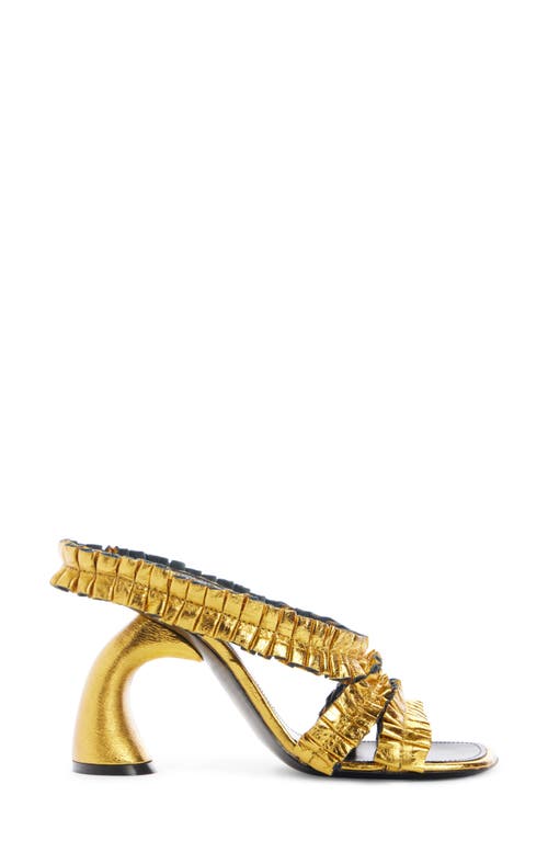 DRIES VAN NOTEN DRIES VAN NOTEN VIRGO METALLIC SANDAL