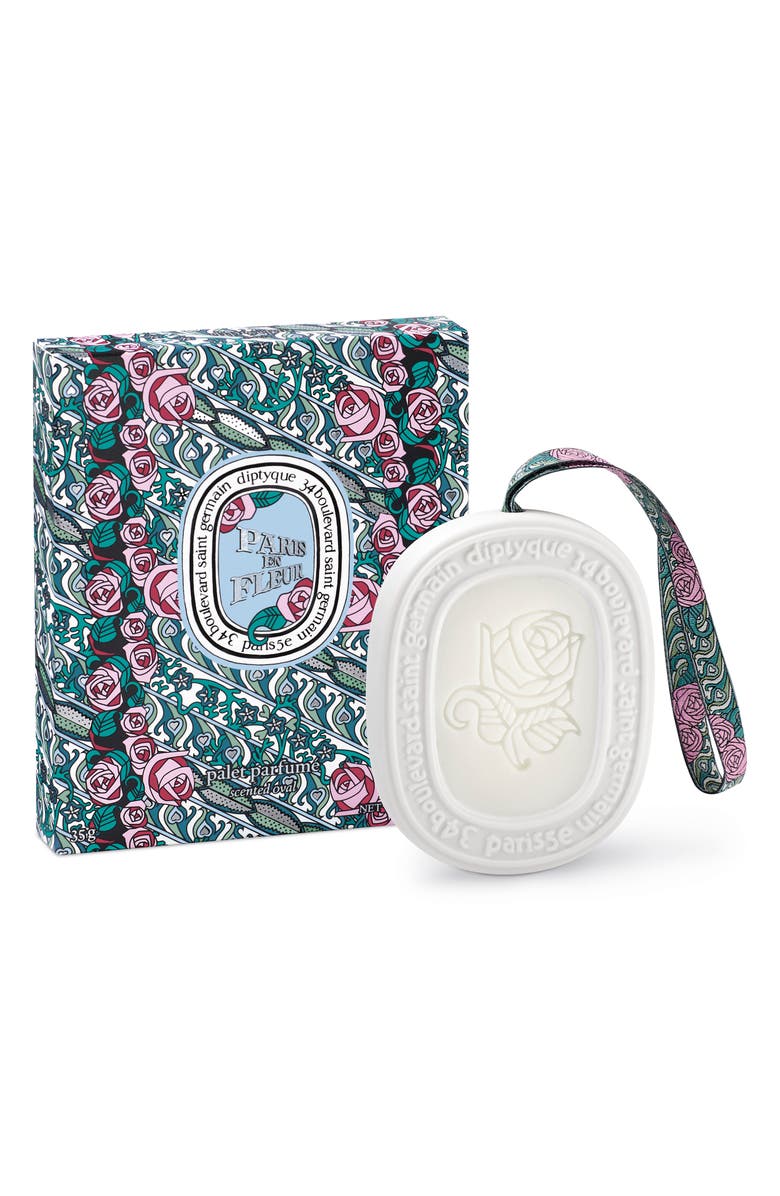 Diptyque Paris en Fleurs Scented Oval, Main, color, 