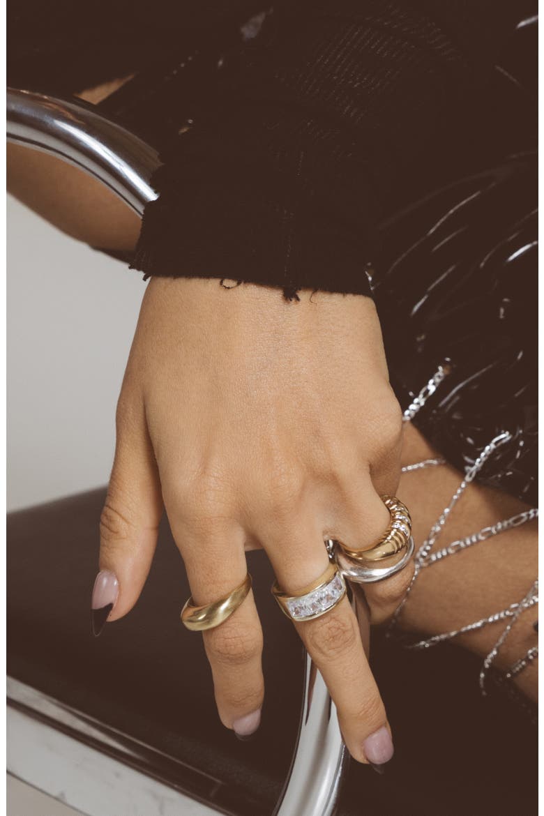 The Gaudy Cocktail Ring, Alternate, color, GOLD