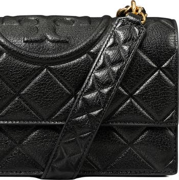Tory Burch Small Fleming Diamond Quilted Leather Convertible